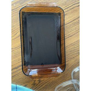 1.5 Qt. Anchor Hocking Harvest Amber Basket Buffet Utility Dish